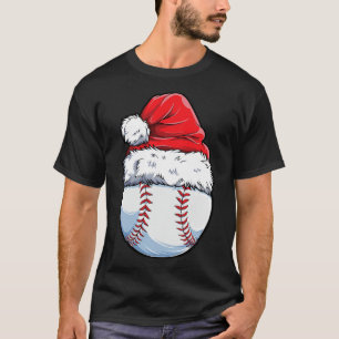 Weihnachts-Baseball-Weihnachtsmannmütze Xmas Boys T-Shirt