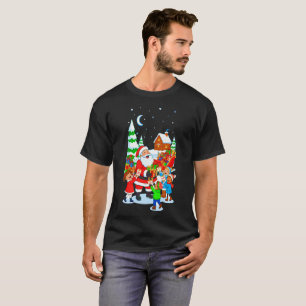 WEIHNACHTS-BASIS-DUNKLES T-SHIRT