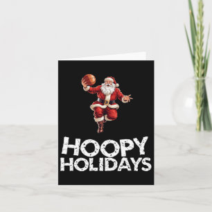 Weihnachts-Basketball Santa Karte