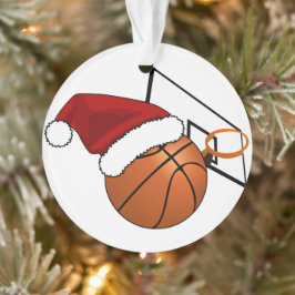 Weihnachts-Basketball und Hoop Ornament