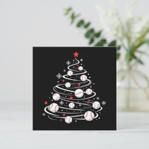 Weihnachts-Basketballbaum Xmas Bäume Baseball-Lieb Feiertagskarte