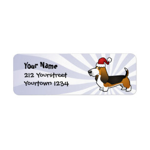 Weihnachts-Basset-Hound