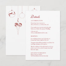 Weihnachts Bauble Ornamente Winter Rot