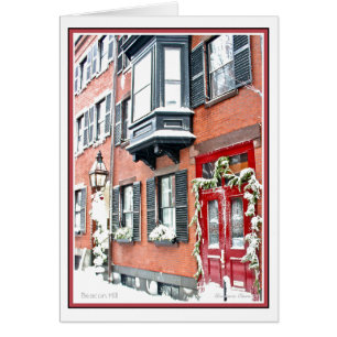 Weihnachts-Beacon-Hill: Boston MA