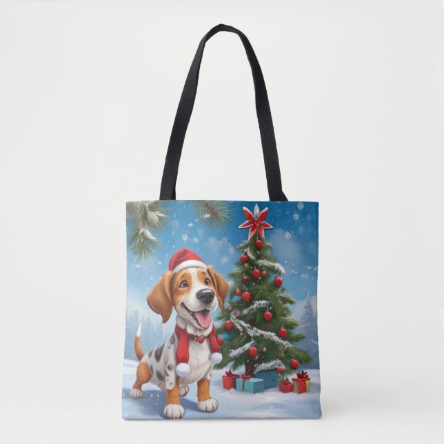 Weihnachts-Beagle (Vorderseite)