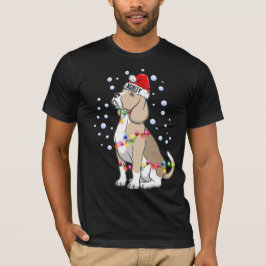 Weihnachts-Beagle-Hund Welpe T-Shirt