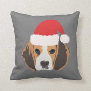 Weihnachts-Beagle Kissen