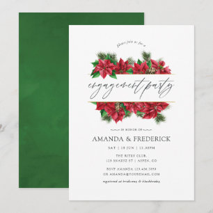 Weihnachts-Begegnungspartei für Aquarellen Einladung