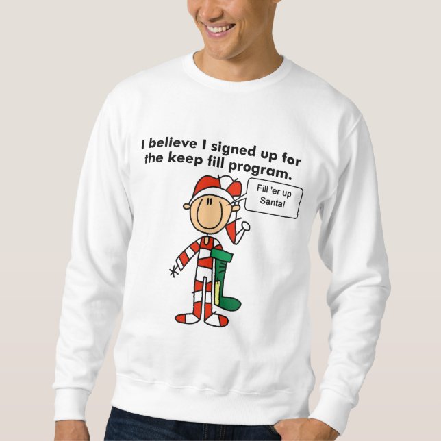 Weihnachts Behalt Fill Program Tshirts und Geschen (Vorderseite)