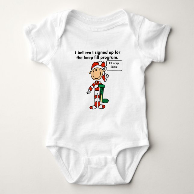 Weihnachts Behalt Fill Program Tshirts und Geschen (Vorderseite)