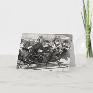 Weihnachts-Belles von Winslow Homer Karte