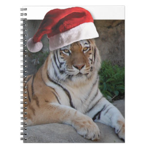 Weihnachts-Bengaltiger Notizblock