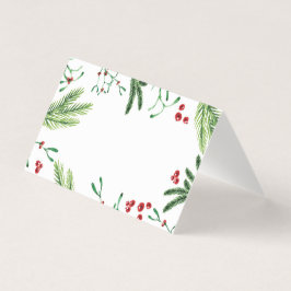 Weihnachts Berry Zent Card, Escort Card