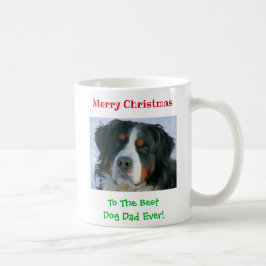 Weihnachts Bester Hund Vater je Begleiter Foto Kaffeetasse