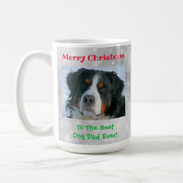 Weihnachts Bester Hund Vater je Begleiter Foto Kaffeetasse