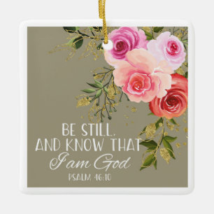 Weihnachts-Bibelvers-Keramik-Ornament Keramikornament