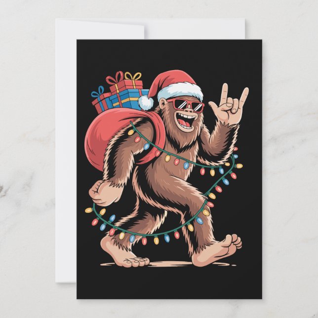 Weihnachts-Bigfoot Sasquatch Weihnachten Weihnacht (Vorderseite)