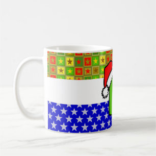 Weihnachts-Blackboard + Text oder Bild Tasse