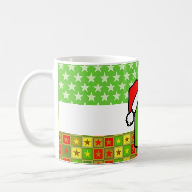 Weihnachts-Blackboard + Text oder Bild Tasse (Links)