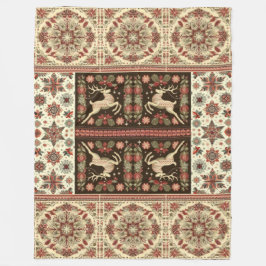 Weihnachts-Blanket-Design Fleecedecke