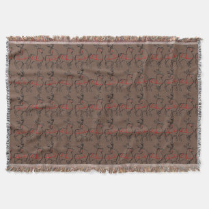Weihnachts-Blanket-Holiday-Rentierwirbel-Decken Decke