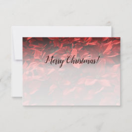 Weihnachts-Blume Custom Foto Herzlichen Glückwunsc Mitteilungskarte