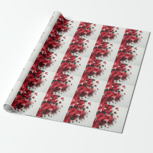 Weihnachts-Blume Geschenkpapier
