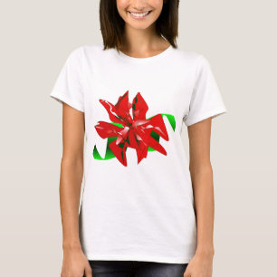 Weihnachts-Blume I T - Shirt individuell anpassbar