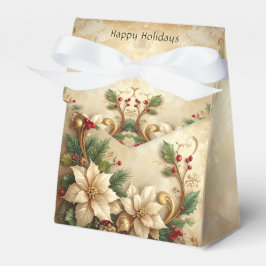 Weihnachts-Blumen-Geschenkbox Geschenkschachtel