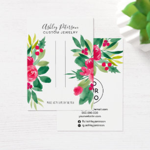 Weihnachts Blumenschmuck mit Blumenmuster