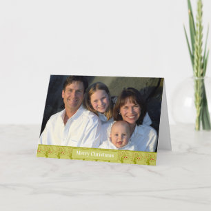 Weihnachts-Blumenvogel-Weihnachtskarte Feiertagskarte