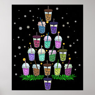 Weihnachts Boba Tea Geschenk Männer Frauen Weihnac Poster