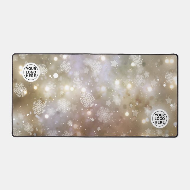 Weihnachts Bokeh Festivals Desk Mat Mouse Pad Schreibtischunterlage (Vorderseite)