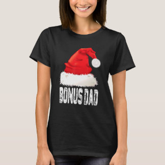 Weihnachts-Bonus Vater Weihnachtsmannmütze Weihnac T-Shirt