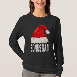 Weihnachts-Bonus Vater Weihnachtsmannmütze Weihnac T-Shirt