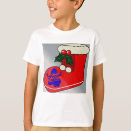 Weihnachts-Boot-Design - Kid's T - Shirt