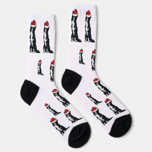 Weihnachts Border Collie Socken – Festliche Socken