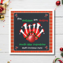 Weihnachts-Bowling-Feierparty