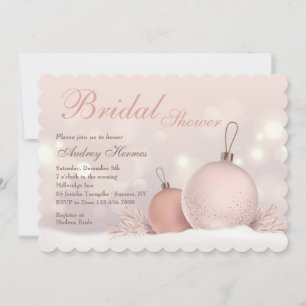 Weihnachts-Brautparty Einladung