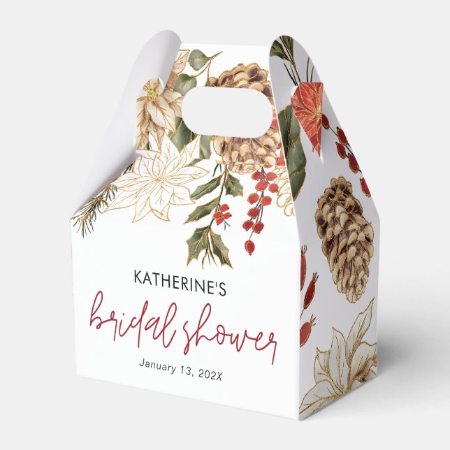 Weihnachts-Brautparty Geschenkschachtel (Vorderseite)