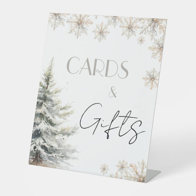 Weihnachts-Brautparty Sockelschild (Vorderseite)