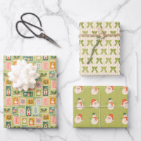 Weihnachts-Briefmarke, Grüne Bogen, Weihnachtsmann