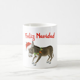 Weihnachts Burro Feliz Navidad individuell anpassb Kaffeetasse