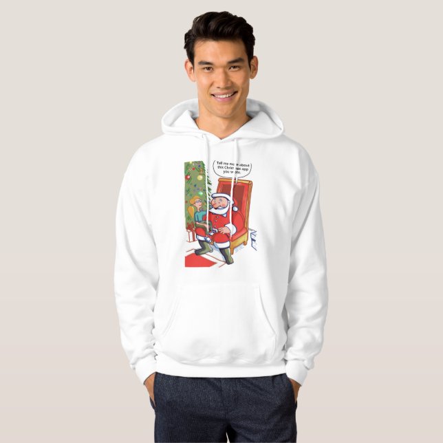 Weihnachts-Business-Partner-Männer Hoodie (Vorne ganz)