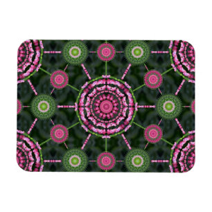 Weihnachts Cactus Mandala Array Christmas Magnet