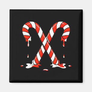 Weihnachts-Candy-Cane-Drip-Jungen-Mädchen-Kinder Magnet