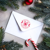 Weihnachts-Candy-Cane-Holz-Stempel