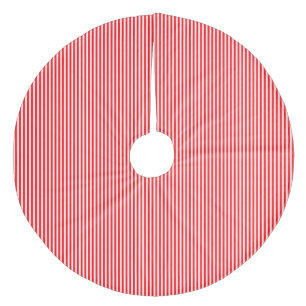 Weihnachts Candy Cane in Christmas Red Fleece Weihnachtsbaumdecke