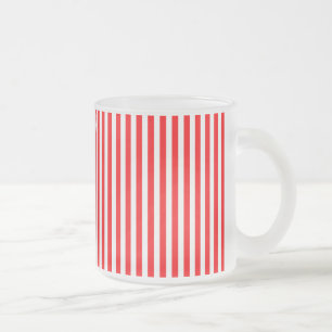 Weihnachts Candy Cane in Christmas Red Mattglastasse