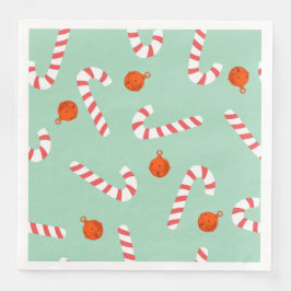 Weihnachts Candy Cane Papier Napkins Serviette